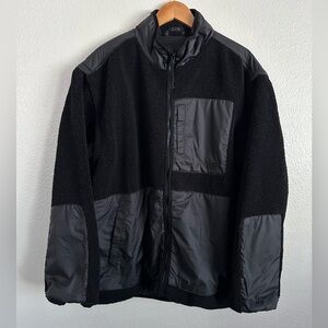 Vans MTE Navigate Highpile Fleece Thermal Jacket Black Men Size XL